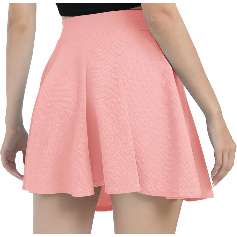 Casual Flared Mini Skirt