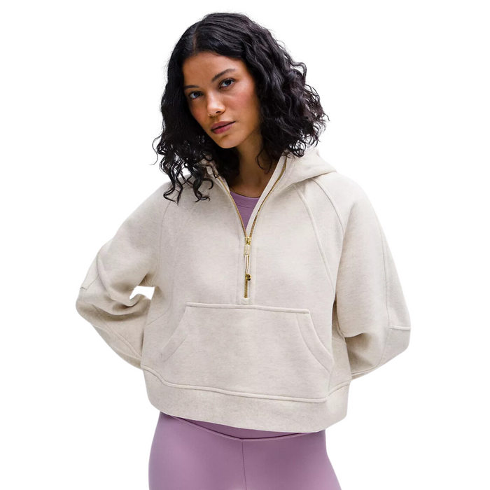 Oversized Half Zip Active Hoodie