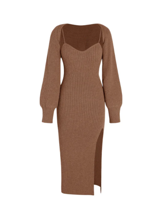 Cami Sweater Dress And Cardigan