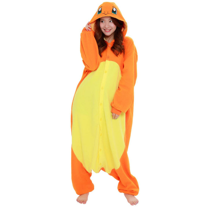 Charmandar Cartoon Inspired Fleece Onesie