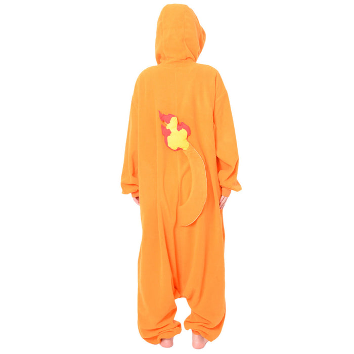 Charmandar Cartoon Inspired Fleece Onesie