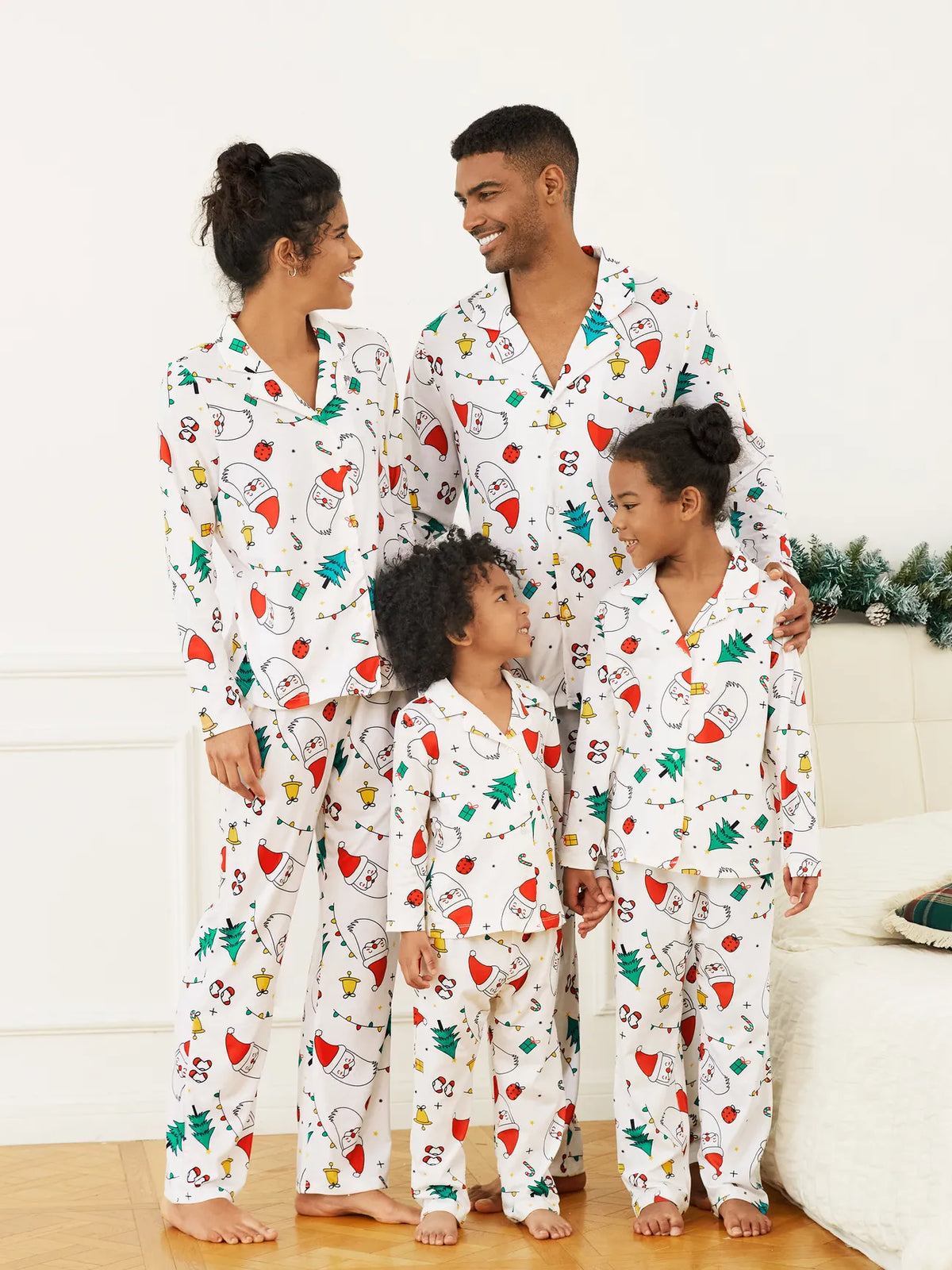 Christmas Festival Print Family Matching Set