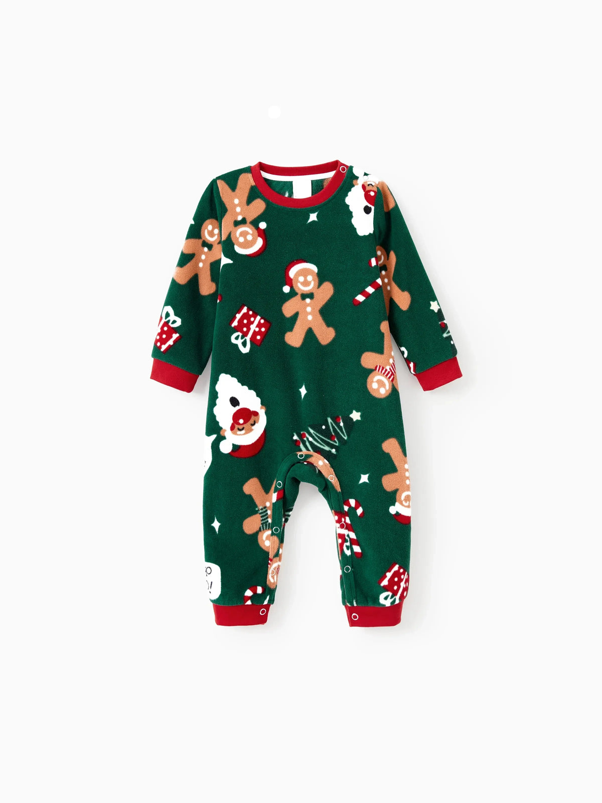 Christmas Gingerbread Printed Family Outfit Set