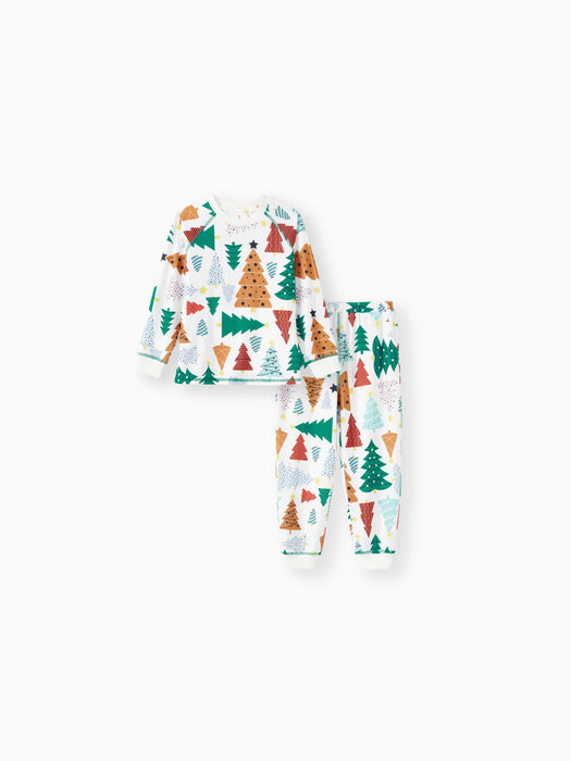 Christmas Tree Patterned Matching Family Set