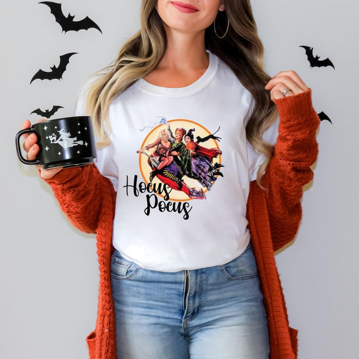 Comfort Halloween Hocus Pocus Printed Shirt