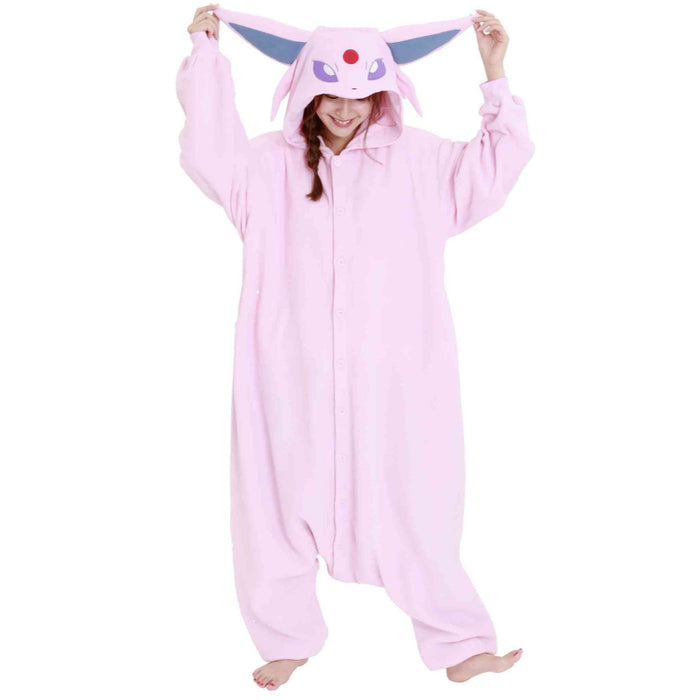 Espeon Cartoon Inspired Fleece Onesie Costume