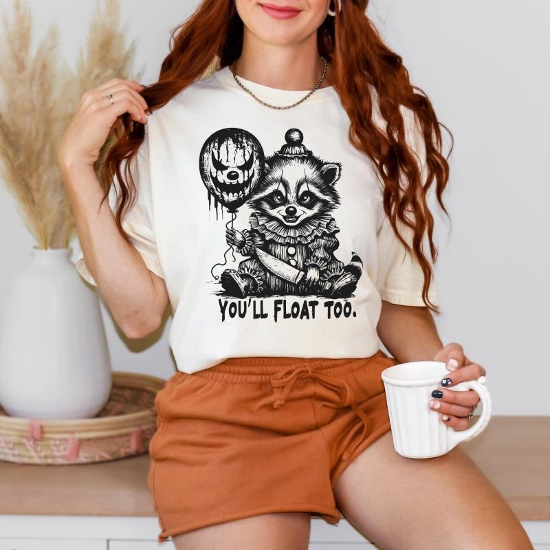 Float Too Raccoon Halloween Shirt