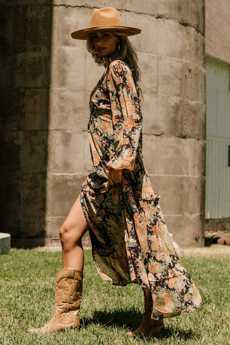 Floral Printed Maxi Dress