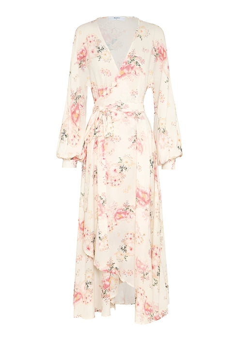 Floral Wrap Maxi Dress