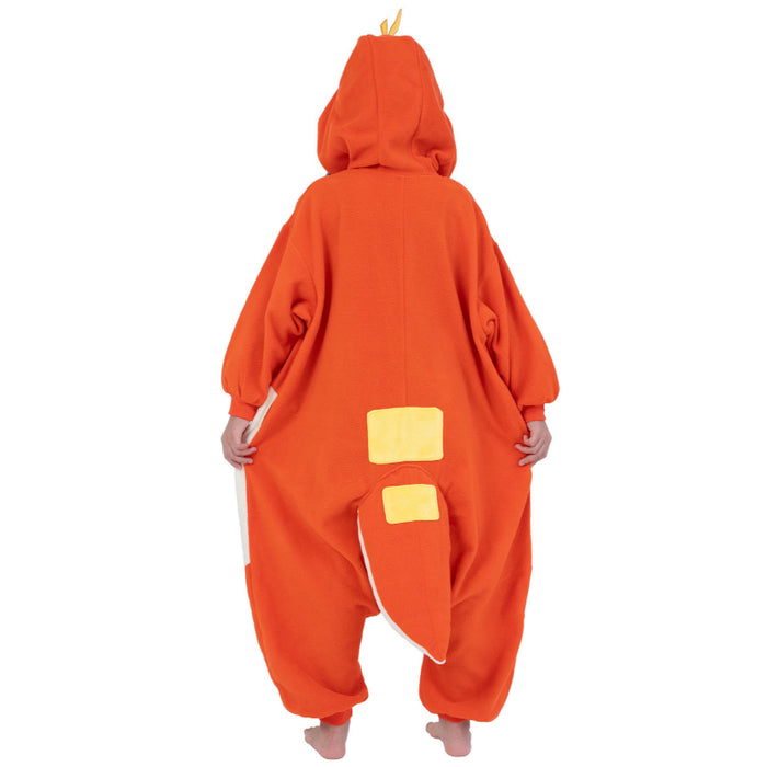 Fuecoco Cartoon Inspired Fleece Onesie Costume