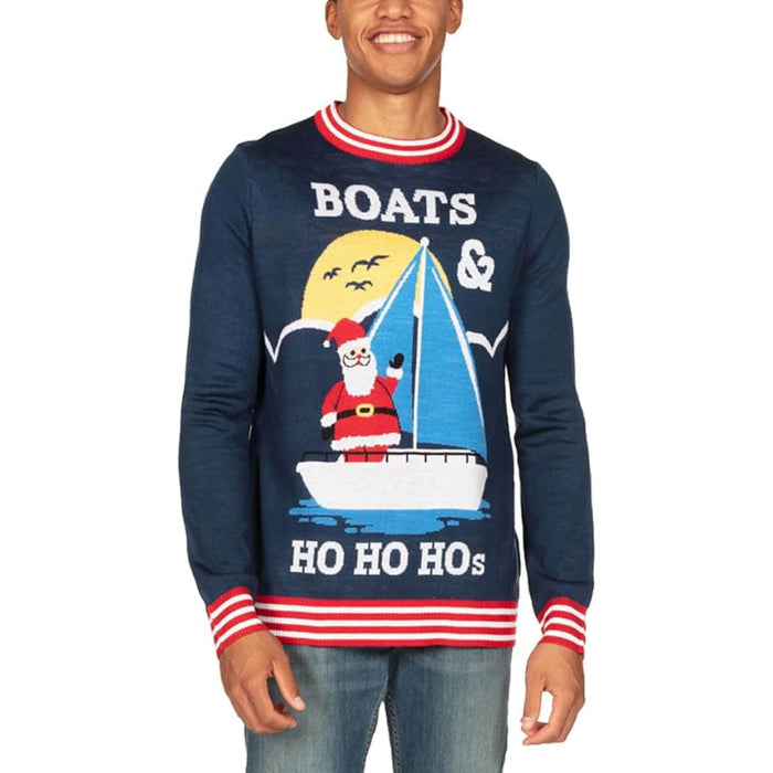 Whimsical and Funny Holiday Pullover Sweater for Christmas Festivities