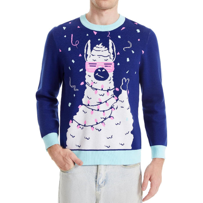 Whimsical and Funny Knitted Christmas Sweater for the Holidays