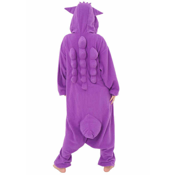 Gengar Cartoon Inspired Fleece Onesie Costume