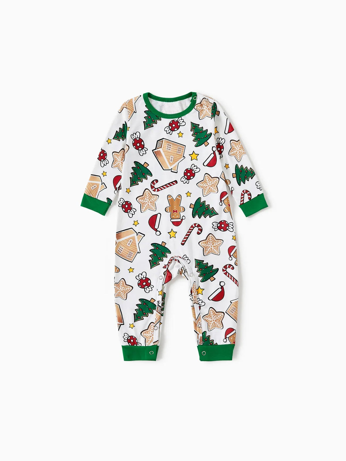 Gingerbread And Holiday Family Matching Pajama Set