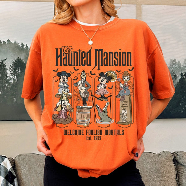 Halloween Short Sleeve Mansion Shirt