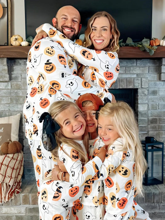 Halloween Printed Family Pajama Set