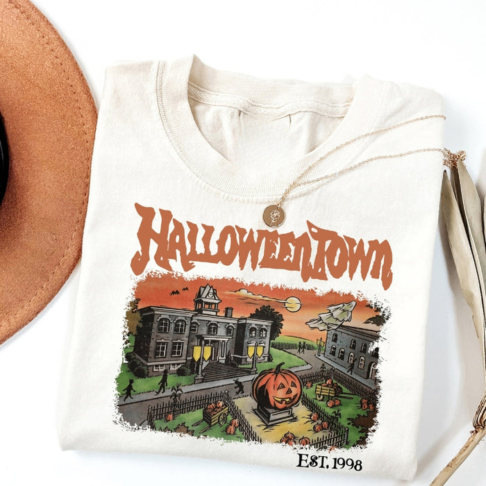 Halloweentown University Retro Halloween Graphic Tee