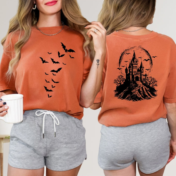 Haunted House Comfort Colors Halloween shirt