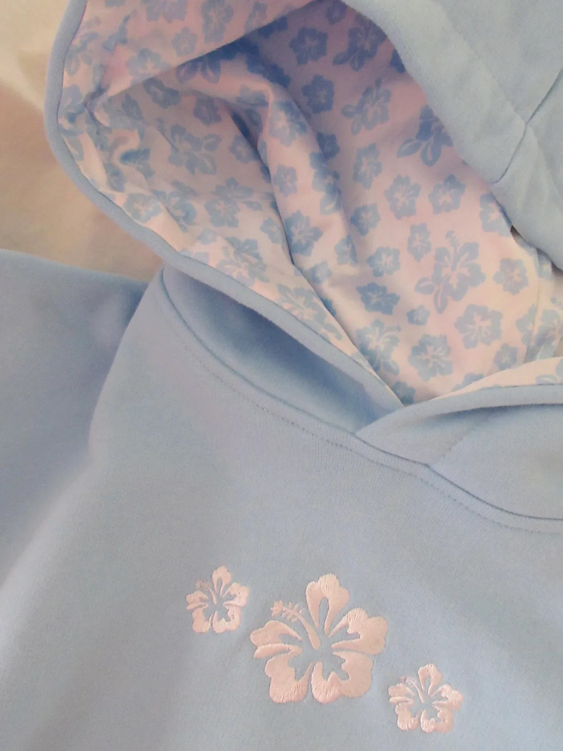 Hibiscus Print Hoodie