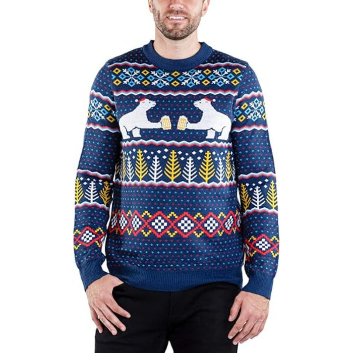 Playful and Festive Holiday Pullover Sweater for Christmas Gatherings