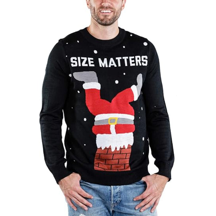 Playful and Festive Holiday Pullover Sweater for Christmas Gatherings