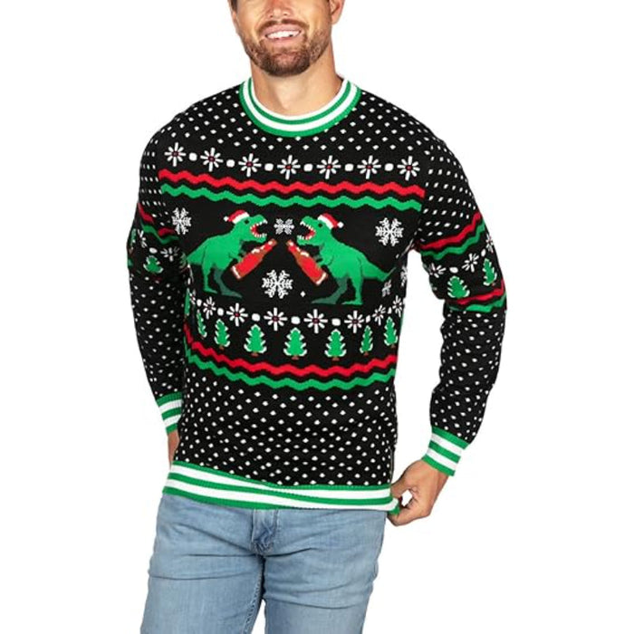 Playful and Festive Holiday Pullover Sweater for Christmas Gatherings