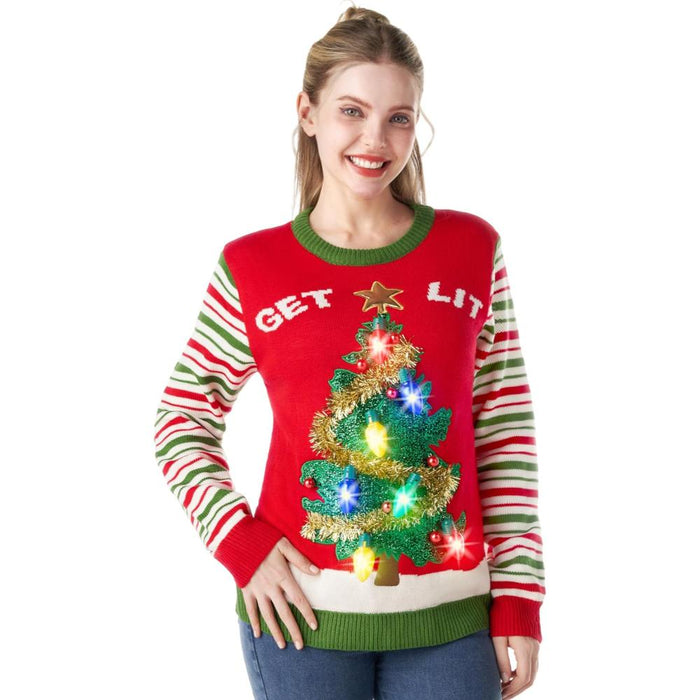 Illuminated Festive Christmas Sweater