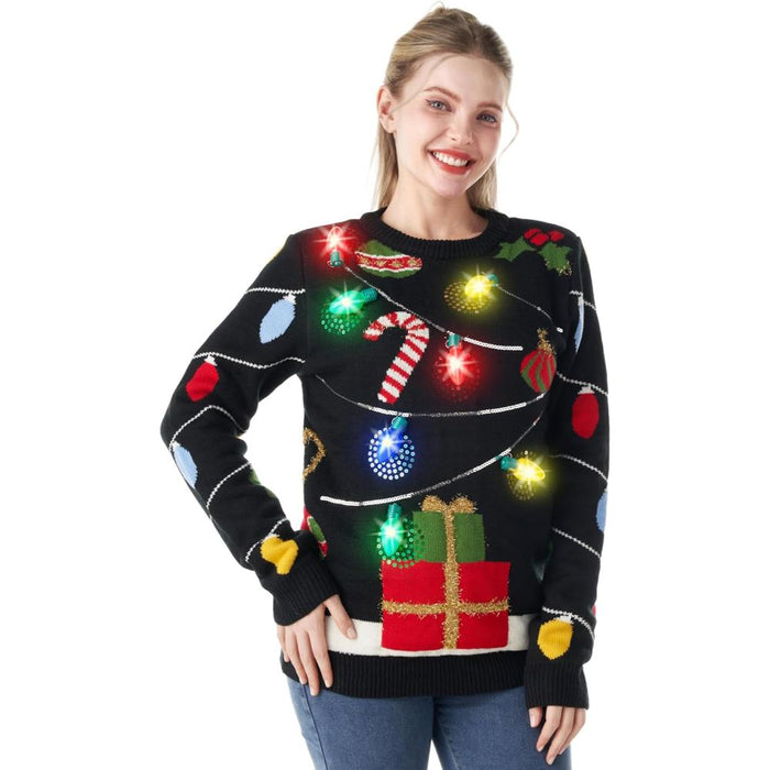 Illuminated Festive Christmas Sweater