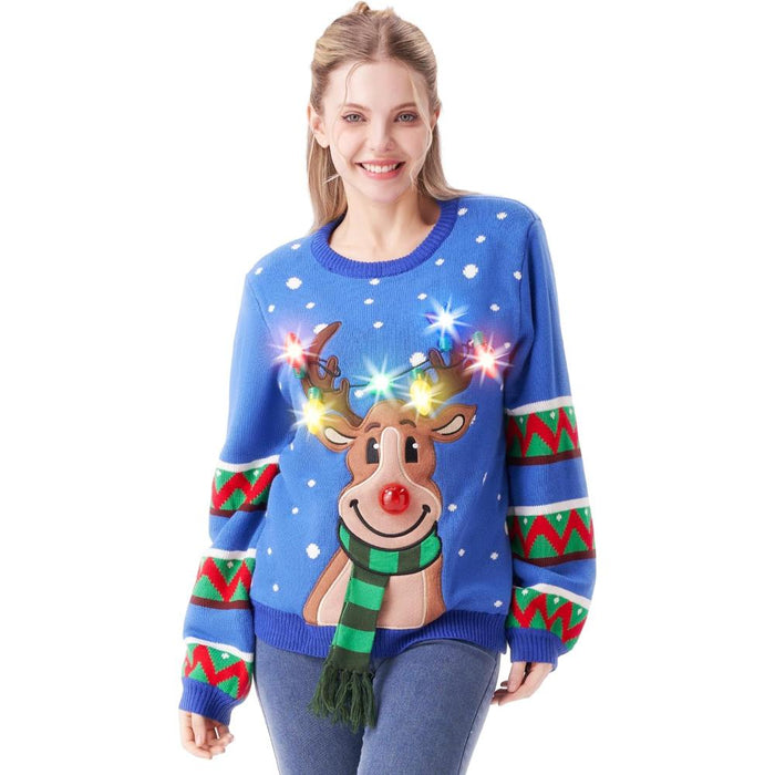 Illuminated Festive Christmas Sweater