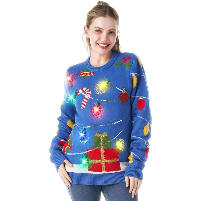 Illuminated Festive Christmas Sweater