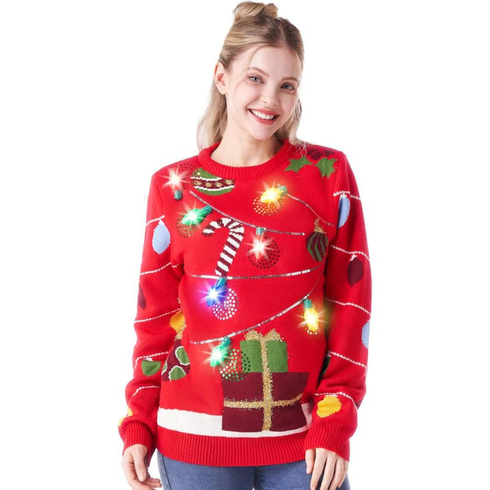 Illuminated Festive Christmas Sweater