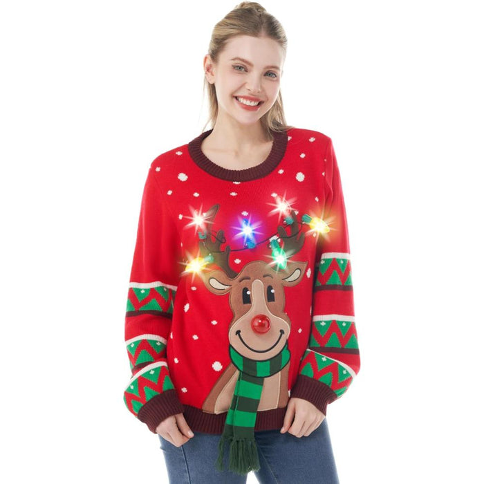 Illuminated Festive Christmas Sweater