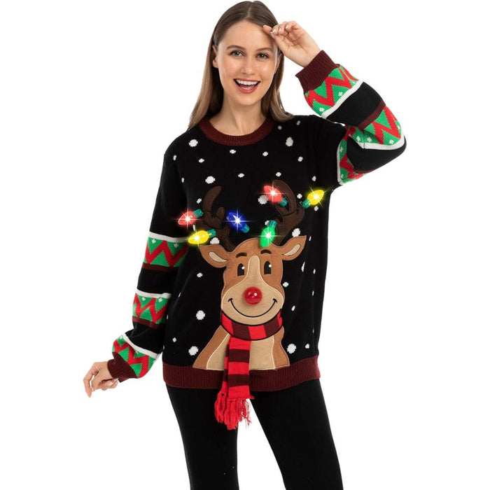 Illuminated Festive Christmas Sweater