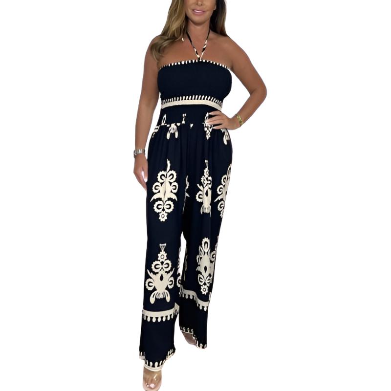 Jumpsuit With Floral Embroidery