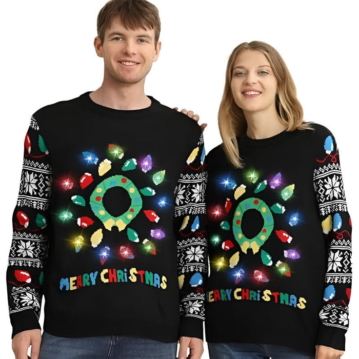 Radiant Light Up Christmas Sweater for Festive Fun