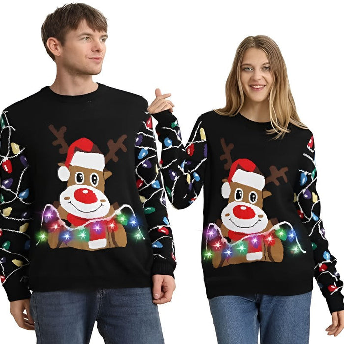 Radiant Light Up Christmas Sweater for Festive Fun