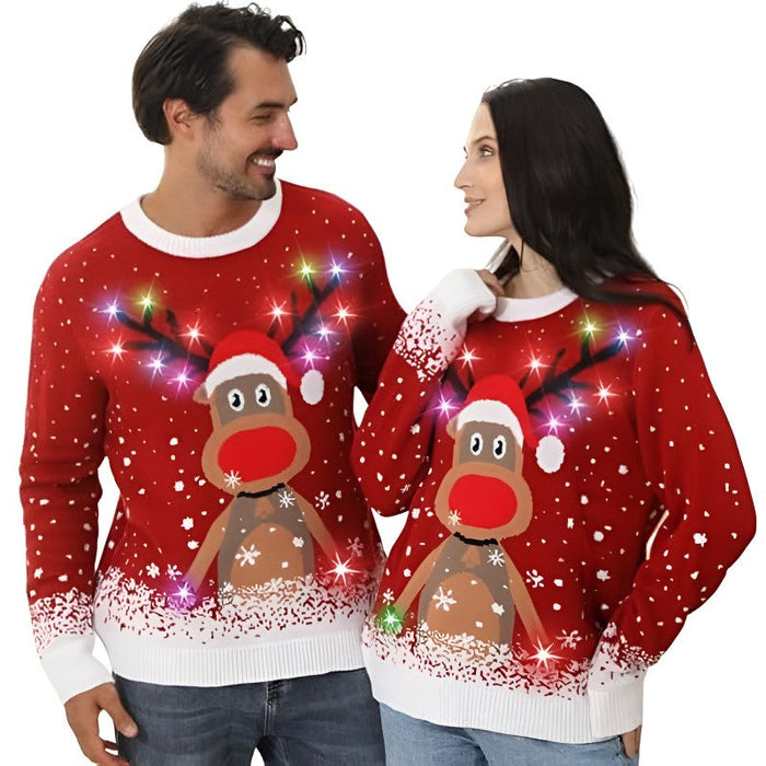 Radiant Light Up Christmas Sweater for Festive Fun