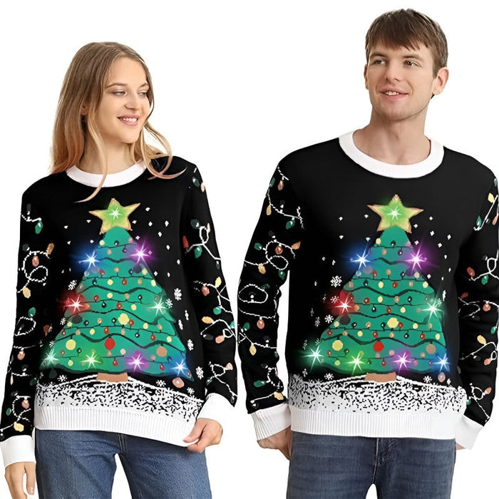 Radiant Light Up Christmas Sweater for Festive Fun