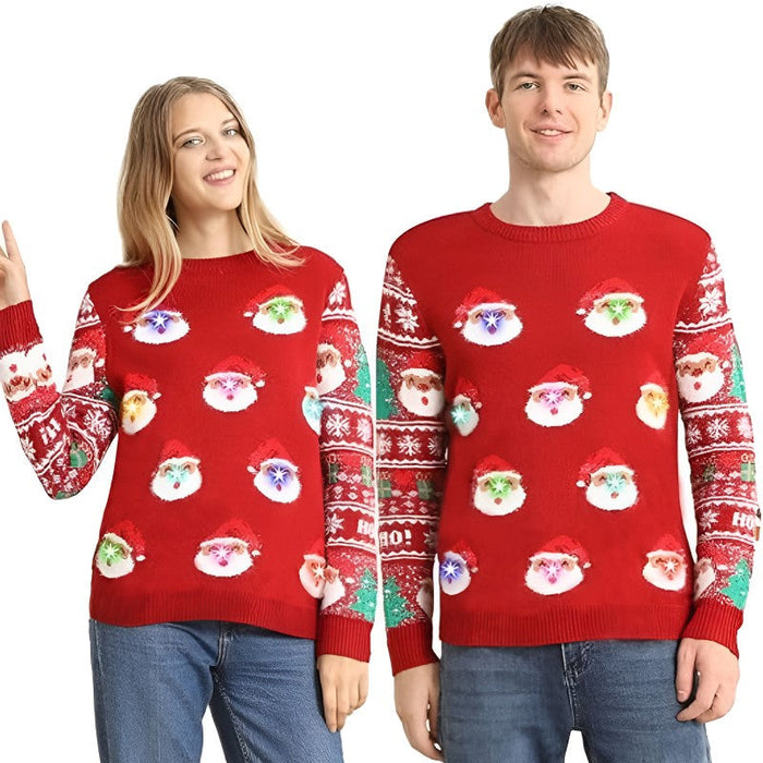 Radiant Light Up Christmas Sweater for Festive Fun