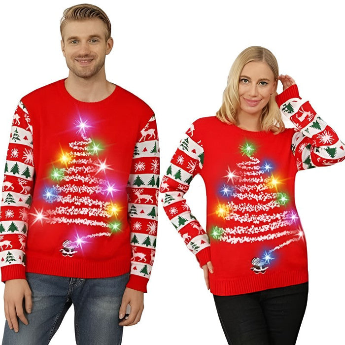 Radiant Light Up Christmas Sweater for Festive Fun