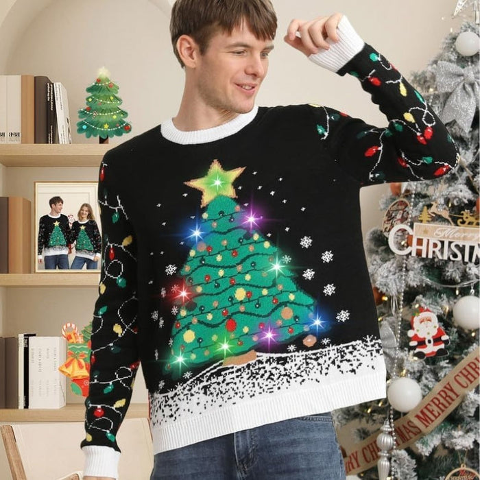 Radiant Light Up Christmas Sweater for Festive Fun