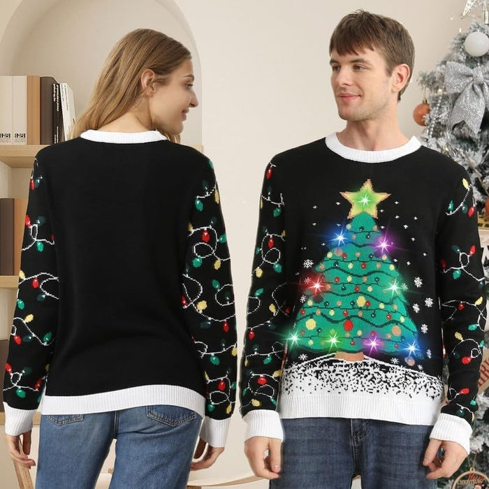 Radiant Light Up Christmas Sweater for Festive Fun