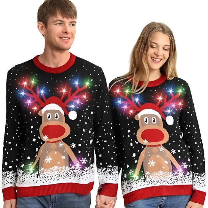 Radiant Light Up Christmas Sweater for Festive Fun