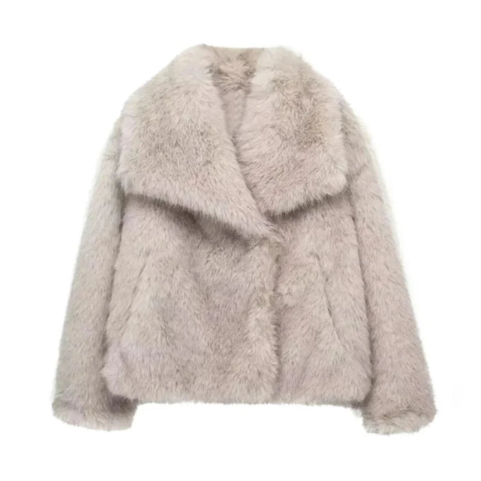 Oversized Cozy Fur Coat