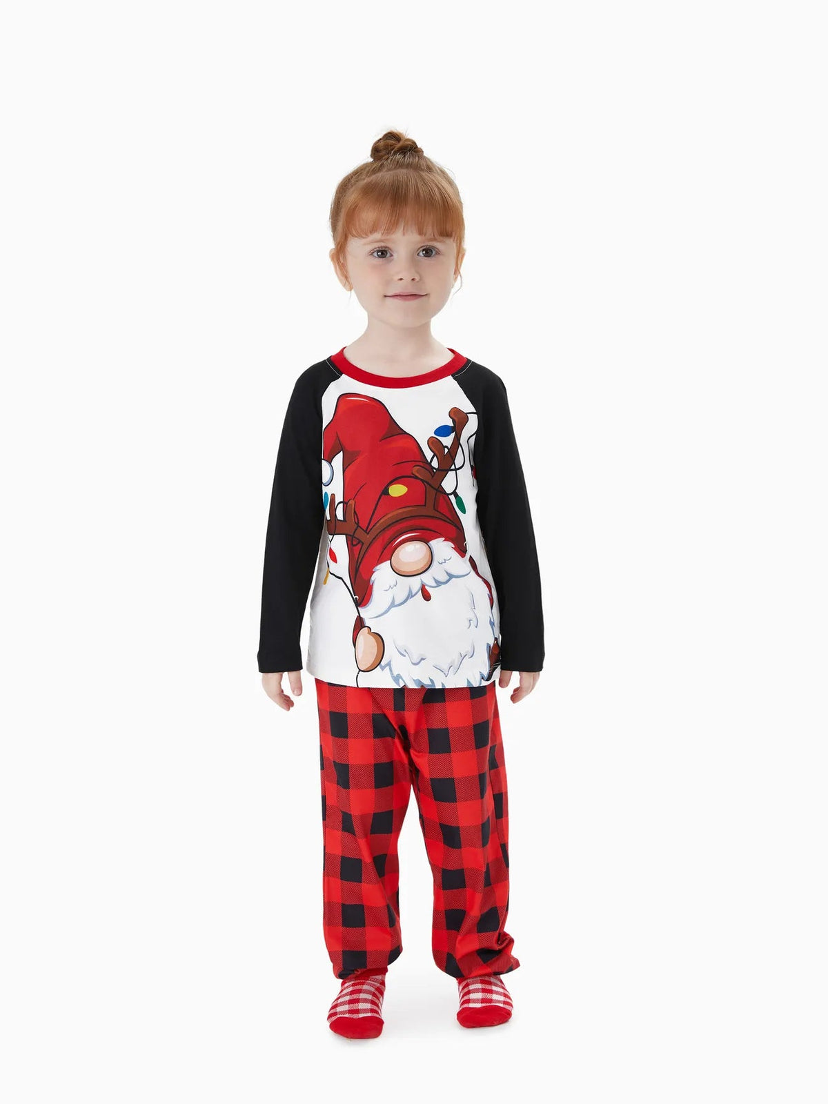 Plaid Santa Family Matching Pajama Set