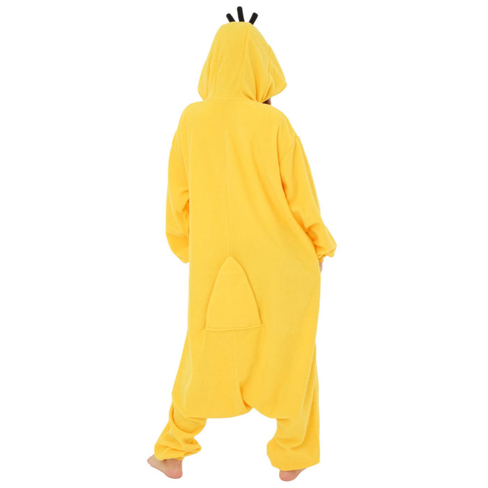 Psyduck Cartoon Inspired Fleece Onesie Costume