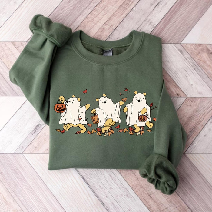 Retro Pooh Halloween Sweatshirts