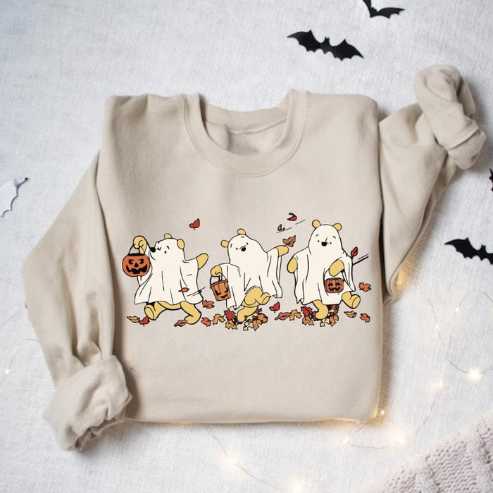 Retro Pooh Halloween Sweatshirts