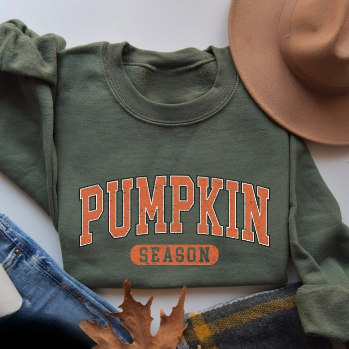 Retro Pumpkin Season Sweatshirt