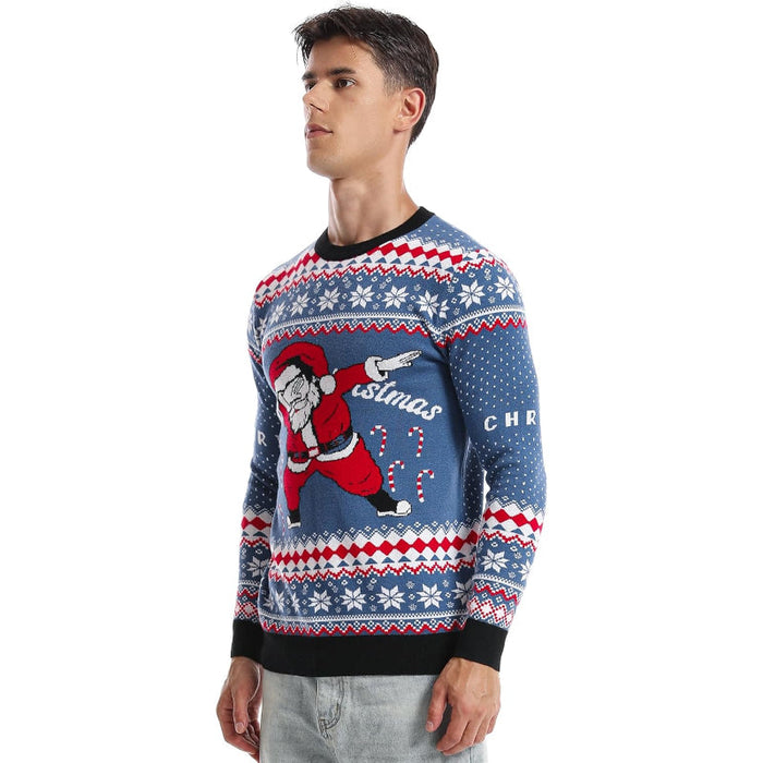 Whimsical and Funny Knitted Christmas Sweater for the Holidays